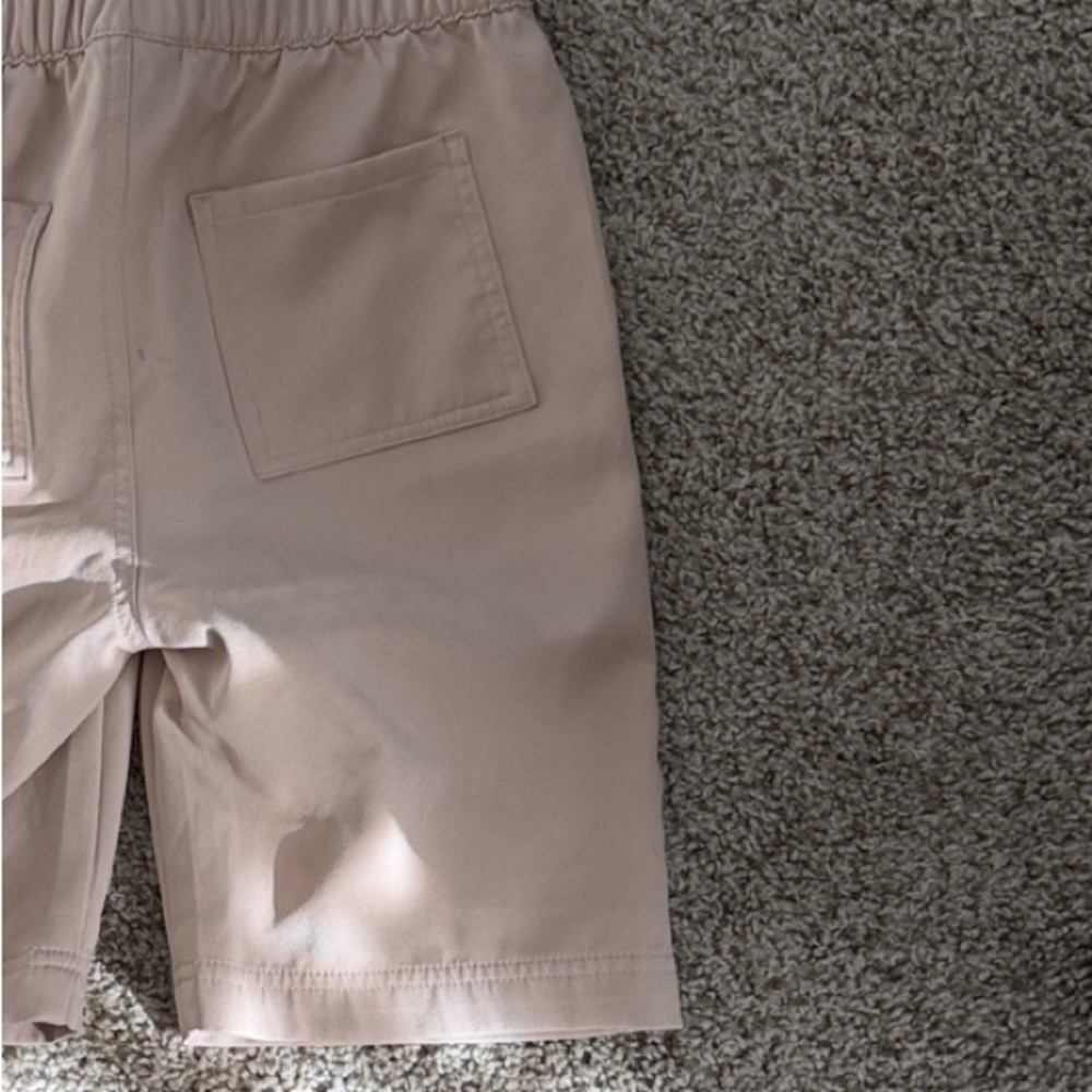 Kenneth Cole Beige Drawstring Utility Shorts - Picture 4 of 4